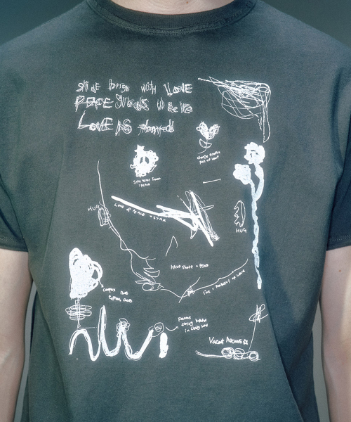 EVAN ARTWORK T-SHIRT (3COLOR)