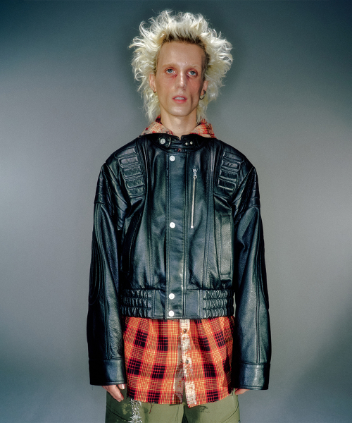 WEISER MOTORCYCLE BOMBER JACKET чёрный