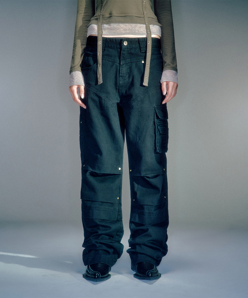 PRIX STRAIGHT WORK-PANTS чёрный