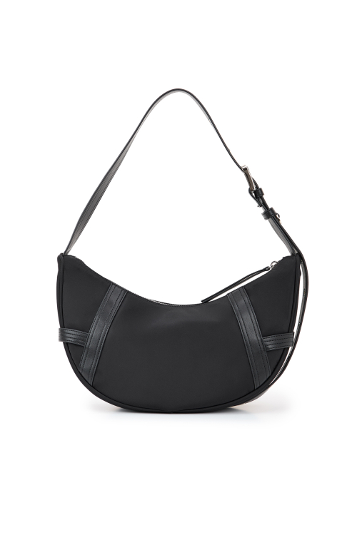 MUSINSA公式 | MATIN KIM FABRIC ARC HOBO BAG IN BLACK