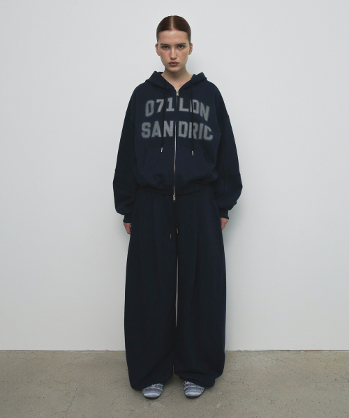 OVERFIT SWEAT PANTS_NAVY
