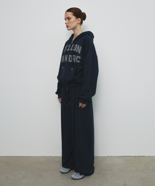 OVERFIT SWEAT PANTS_NAVY