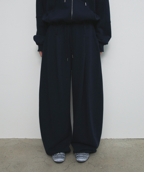 OVERFIT SWEAT PANTS_NAVY
