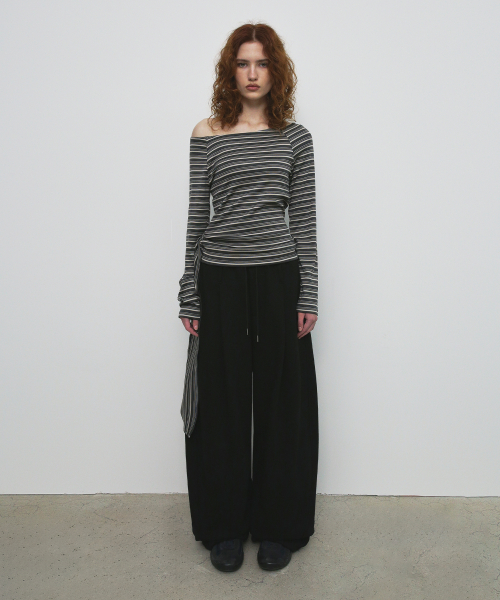 OVERFIT SWEAT PANTS_чёрный