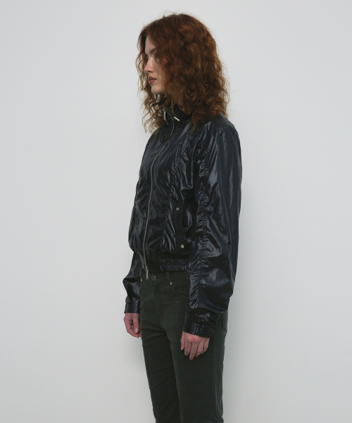 NYLON TWO WAY JUMPER_чёрный