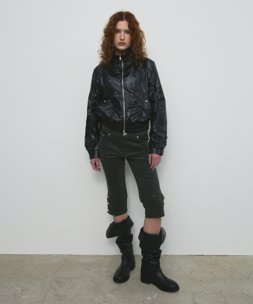 NYLON TWO WAY JUMPER_чёрный