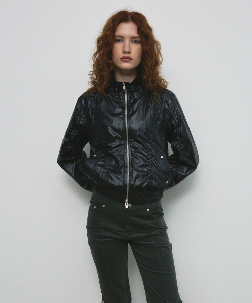 NYLON TWO WAY JUMPER_чёрный