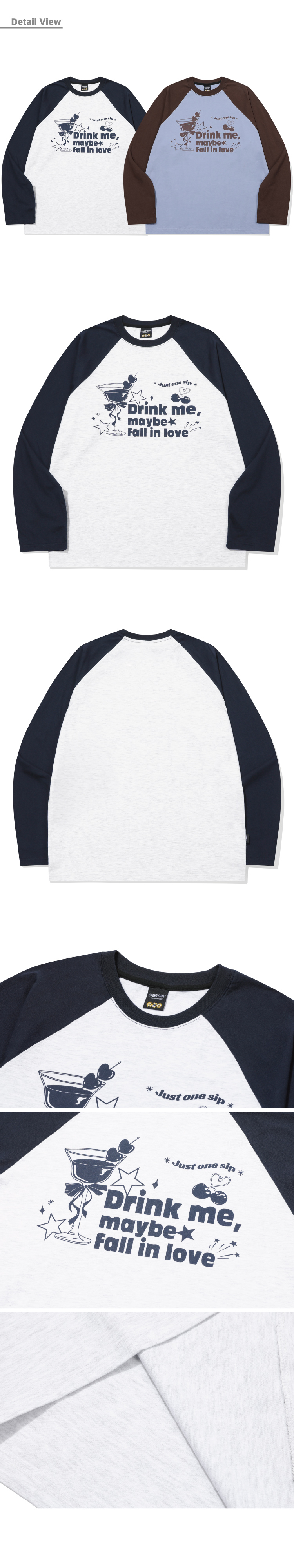 CHERRY RAGLAN LONG SLEEVE