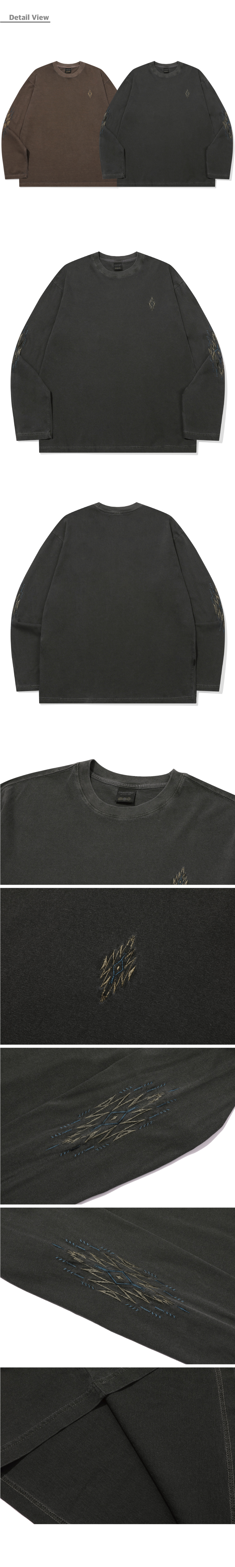 STAR PIGMENT LONG SLEEVE - 2 COLORS BLACK