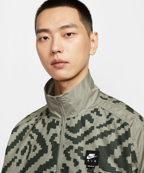Nike Air Мужской джемпер на полмолнии — Light Army / HV0879-320