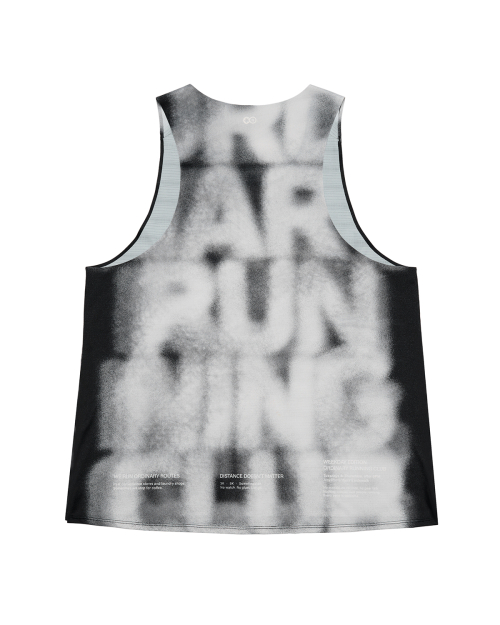 Mens Your Pace Singlet Black