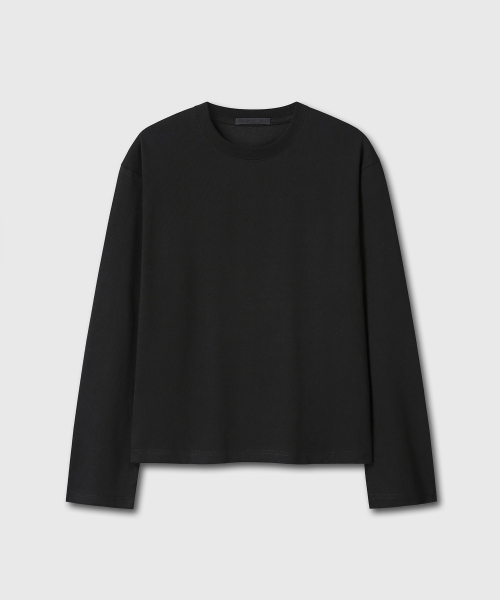 UNIFORM CROP LONG SLEEVE (чёрный)
