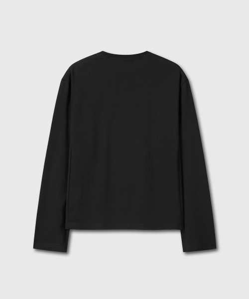 UNIFORM CROP LONG SLEEVE (чёрный)
