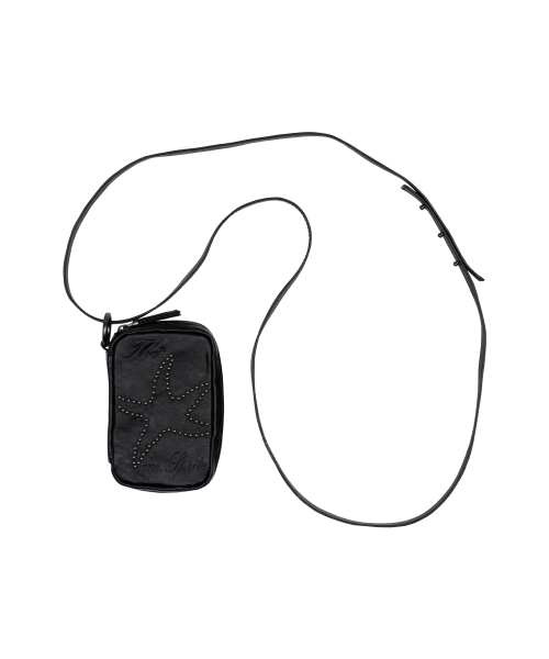 TCM starfish stud mini pouch (black)