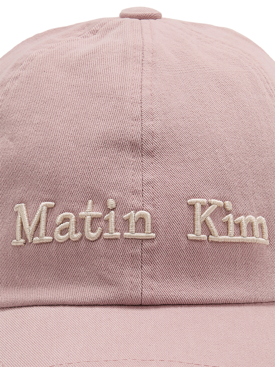 新品☆【MATIN KIM】MATIN VOLUME LOGO BALL CAP MATIN VOLUME LOGO BALL CAP IN BLACK – Matin Kim