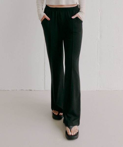 D. BASIC INFINITE PINTUCK PANTS - 3 COLOR