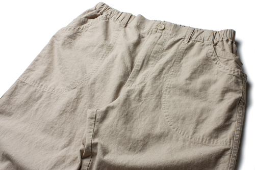 COTTON LINEN DOMINGO PANTS [WASHED BEIGE]