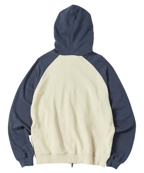 Зип-худи реглан Spray Star Beige