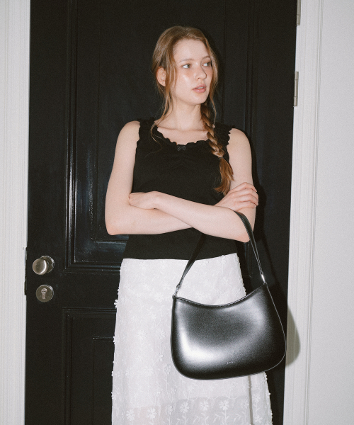 Luv Moon Shoulder Bag - Black