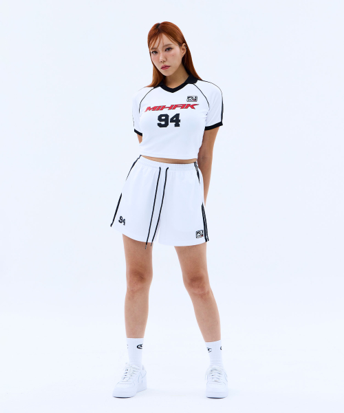 Женские футбольные шорты-джерси 94 (WHITE)