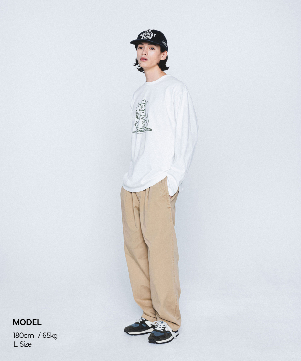 ESPIONAGE Skater Chino Pants Dark Beige