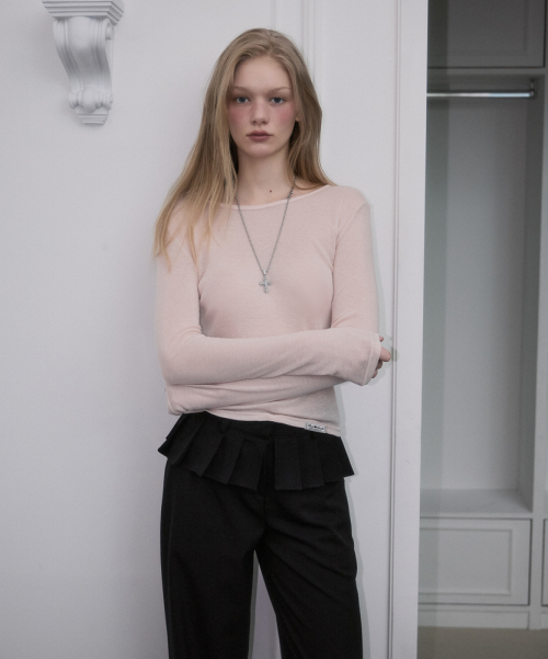 Essential Layered Long Sleeve [Pale Pink]