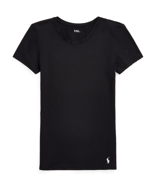 Женская футболка с коротким рукавом, Black 4P0486