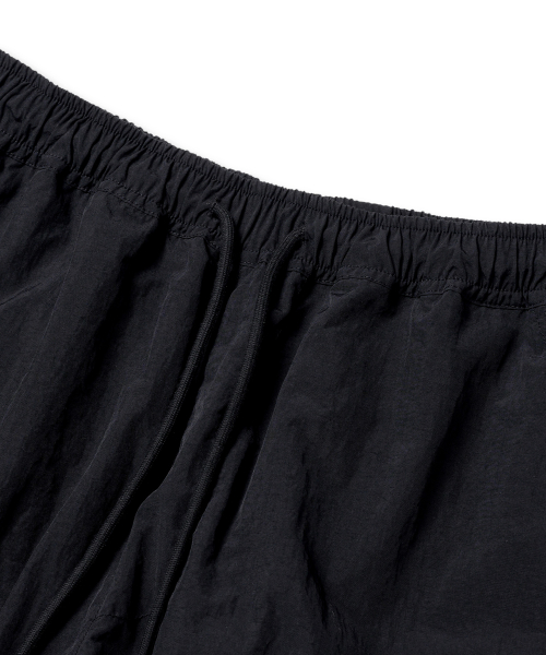 NYLON BANDING PANTS - чёрный