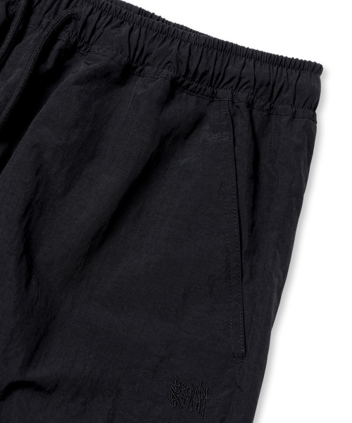 NYLON BANDING PANTS - чёрный