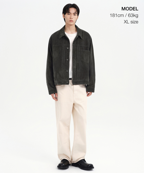 Вельветовый тракер 8W с эффектом потертости [dark gray]