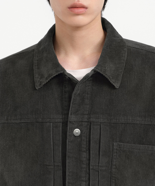 Вельветовый тракер 8W с эффектом потертости [dark gray]