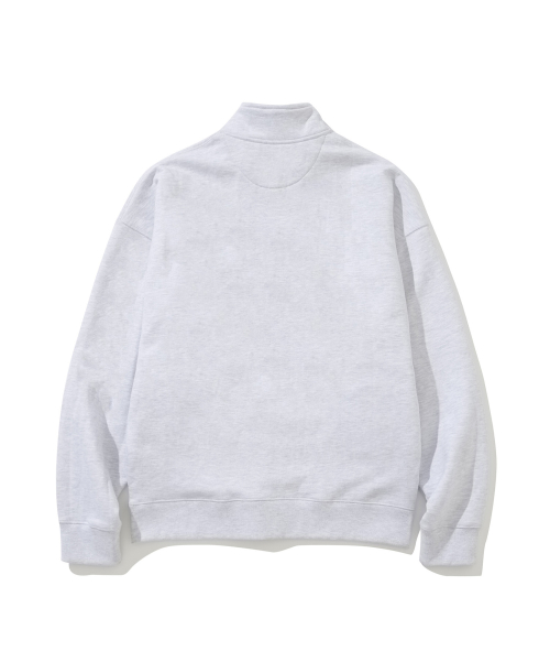 VINTAGE HALF NECK ZIP-UP SWEAT SHIRT #1