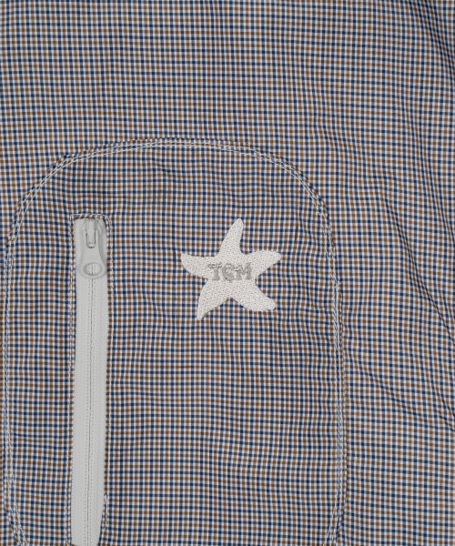 TCM starfish mini check windstopper (navy)