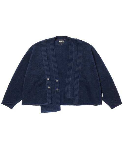 Double Layered Cardigan [NAVY]