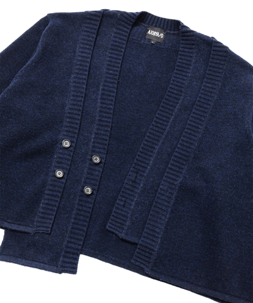 Double Layered Cardigan [NAVY]