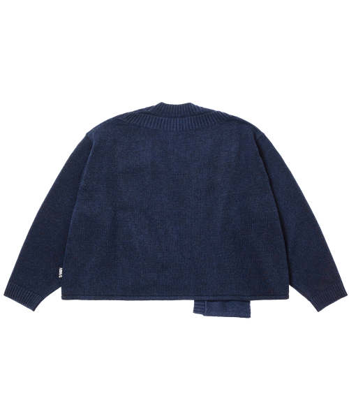 Double Layered Cardigan [NAVY]