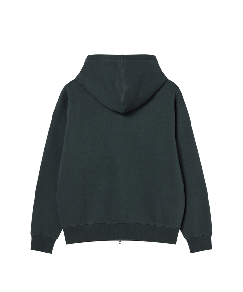 SWEAT ZIP HOODIE [DEEP GREEN]
