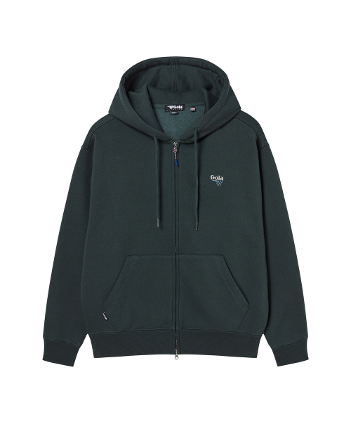 SWEAT ZIP HOODIE [DEEP GREEN]