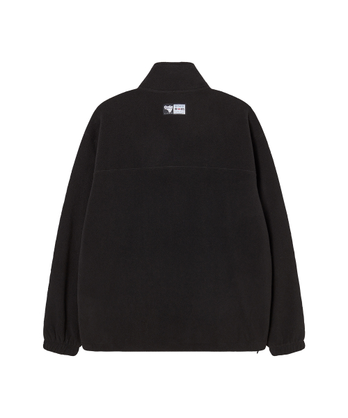 FLEECE FULL ZIP JACKET [BLACK]