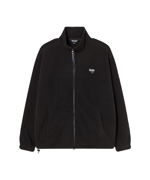 FLEECE FULL ZIP JACKET [BLACK]
