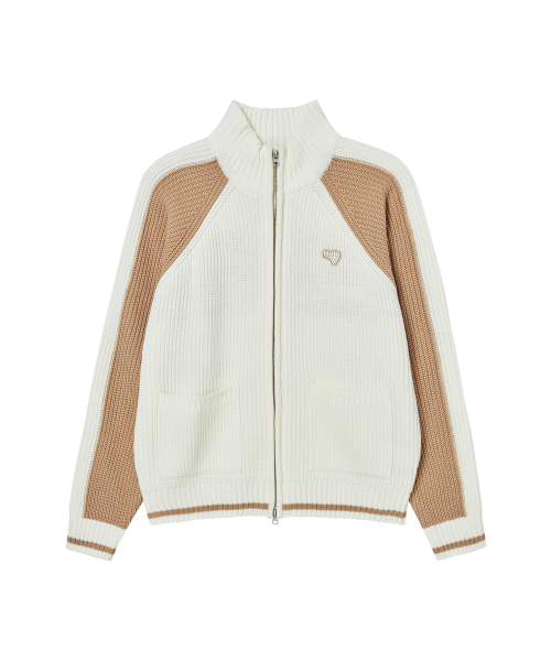 UNION JACK KNIT ZIP-UP [5 COLOR]