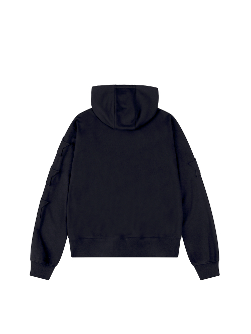 STAR PATCH HOOD ZIP-UP [NAVY]
