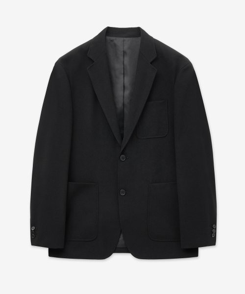 Wool Blended Comfort Jacket (Black) TNJA5F100BK