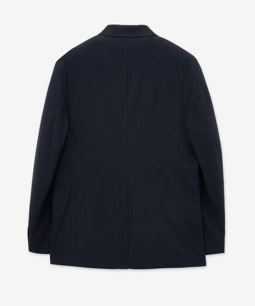 Wool Blended Comfort Jacket (Dark Navy) TNJA5F100N2