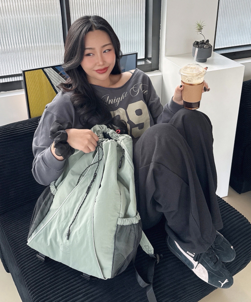 Cover draw backpack_Moss green