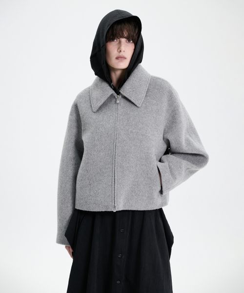 Traum Short Zip-up [ Gray ]