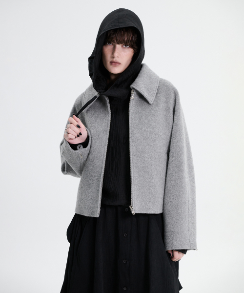 Traum Short Zip-up [ Gray ]