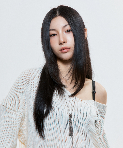 (DUC) Damaged Loose-Fit Knit Ivory