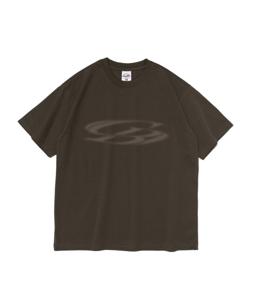 (BIG SIZE) OVintage Circle Logo Short-Sleeved T-ShirtT (4 COLOR)