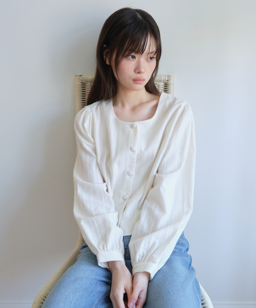 TUCKLINE SOFT SHIRT_IVORY